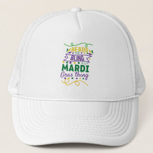 Casquette Les perles et la lessive C'est un Mardi Gras
