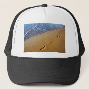 Casquette Les pieds dans la plage