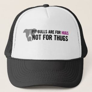Casquette Les pitbulls sont pour des étreintes, pas voyous