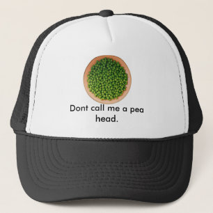 Casquette les pois, ne m'appellent pas une tête de pois