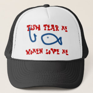Casquette Les poissons craignent que je des femmes m'aime