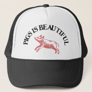 Casquette Les porcs est beau