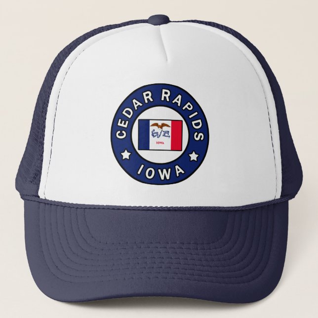 Casquette Les rapides de cèdre Iowa (Devant)