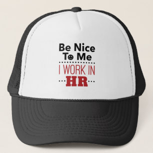 Casquette Les ressources humaines me plaisent Je travaille e