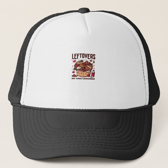 Casquette Les Restes Sont Pour Les Quitters - Drôle Design C (Devant)