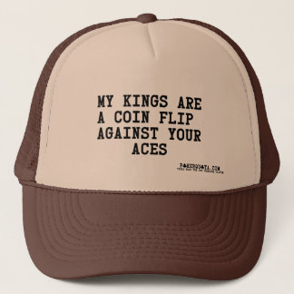 Casquette les rois sont secousse de pièce de monnaie contre