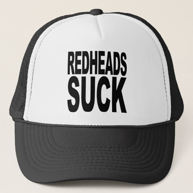 Casquette Les roux sucent (Devant)