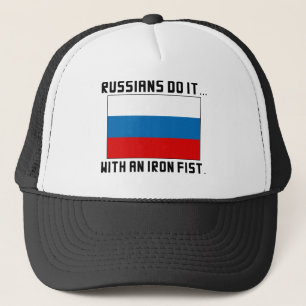 Casquette Les Russes le font... avec une poigne de fer