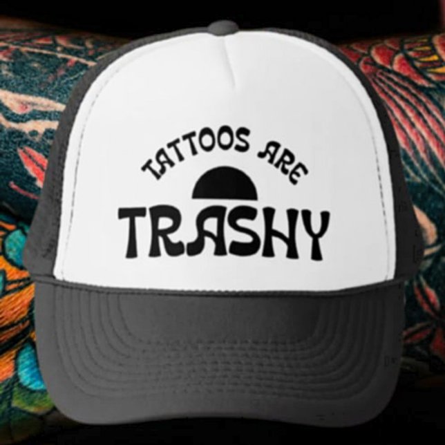 Casquette Les tatouages sont des chapeaux de camion de Trash (Créateur téléchargé)