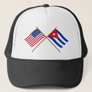 Casquette Les USA et drapeaux croisés par Cuba