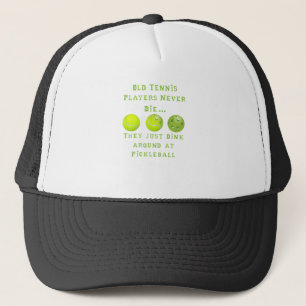 Casquette Les vieux joueurs de tennis ne meurent jamais. Ils