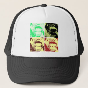 Casquette Les visages de Gorilla Pop Art