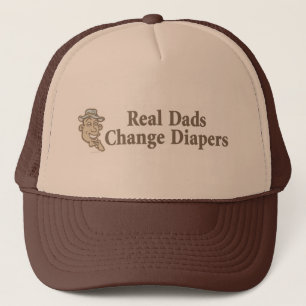 Casquette Les vrais papas changent les couches et plus