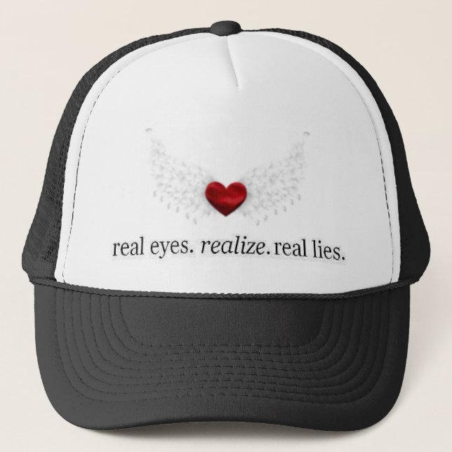 Casquette les vrais yeux réalisent de vrais mensonges (Devant)