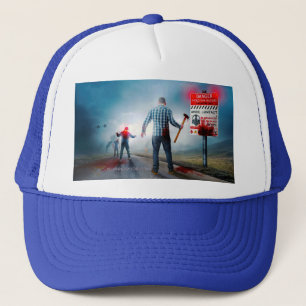 Casquette Les zombies aux yeux lumineux de SlipperyJoe pour 