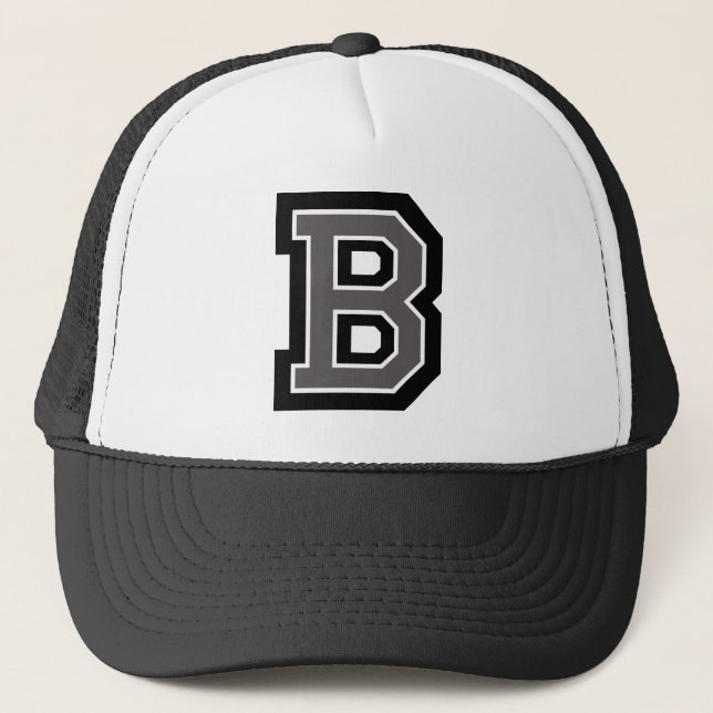 Casquette Lettre "B" Monogrammé (Devant)