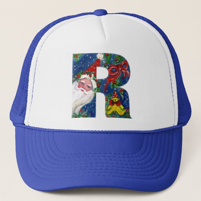 CASQUETTE LETTRE DE NOËL / SANTA CLAUS AVEC RIBBON ROUGE (Devant)