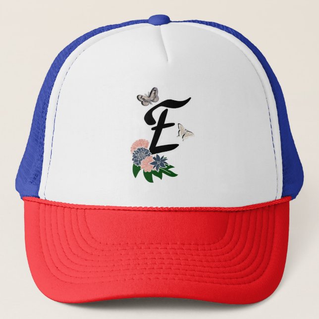 Casquette lettre E (Devant)