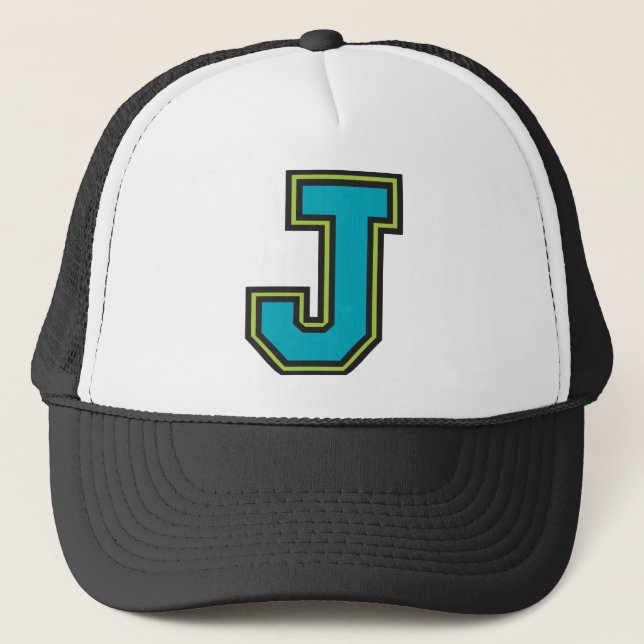 Casquette Lettre "J" Monogramme (Devant)
