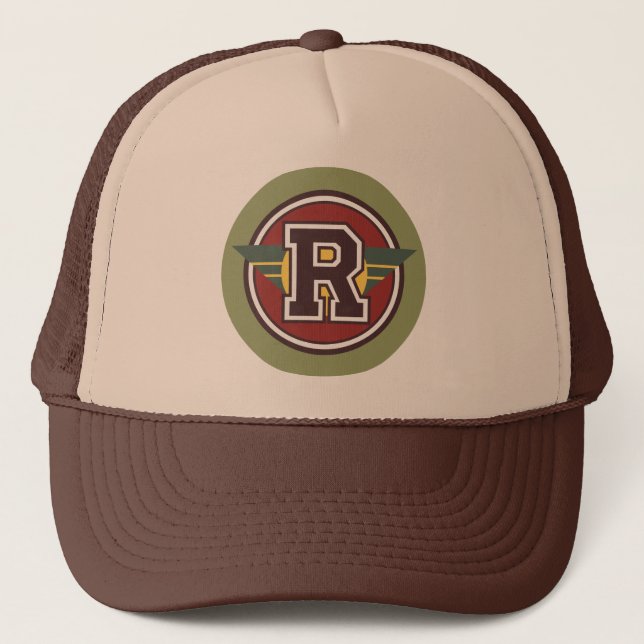 Casquette Lettre monogramme "R" (Devant)