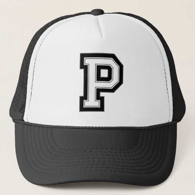 Casquette Lettre "P " (Devant)