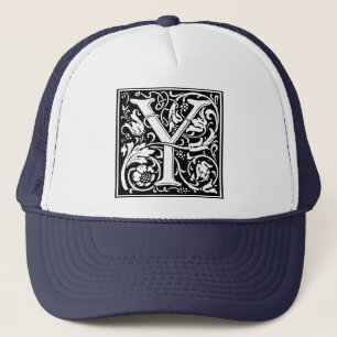 Casquette Lettre Y Monogramme médiéval Art Nouveau