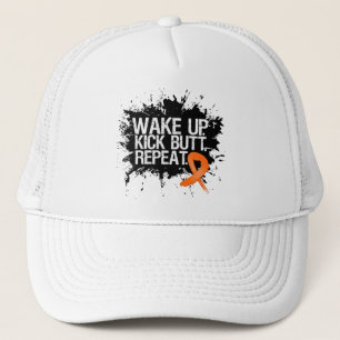 Casquette Leucémie Réveillez-vous coup de pied bouton Répéte