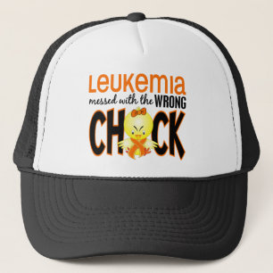 Casquette Leucémie salie avec le poussin faux