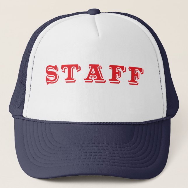 Casquette L'événement de personnel couvre la police rouge (Devant)