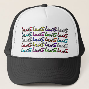 Casquette Lévi G. Tag sur le motif blanc dans polychrome !