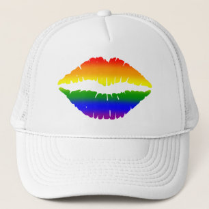 Casquette Lèvres arc-en-ciel