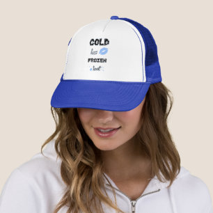 Casquette Lèvres et cœurs bleus