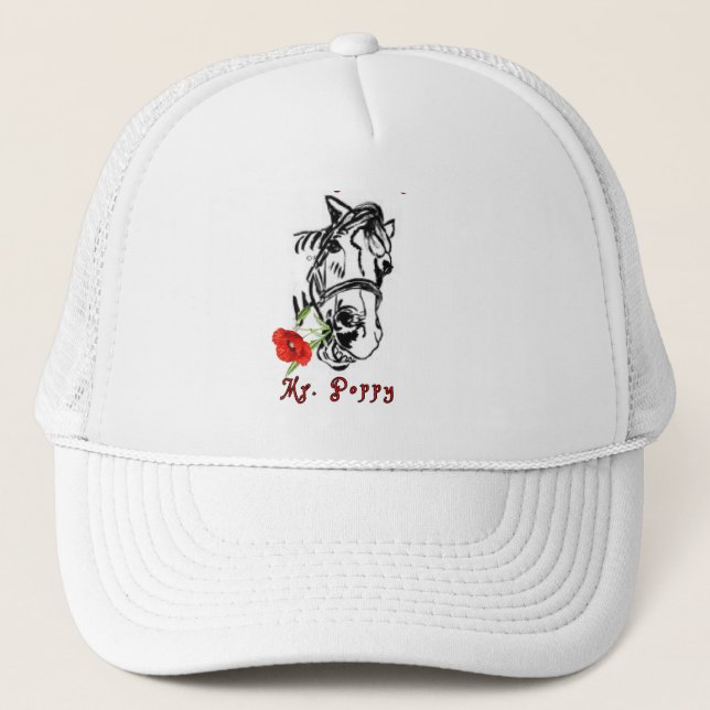CASQUETTE L'EXTRAORDINAIRE M. POPPY TRUCKER HAT (Devant)