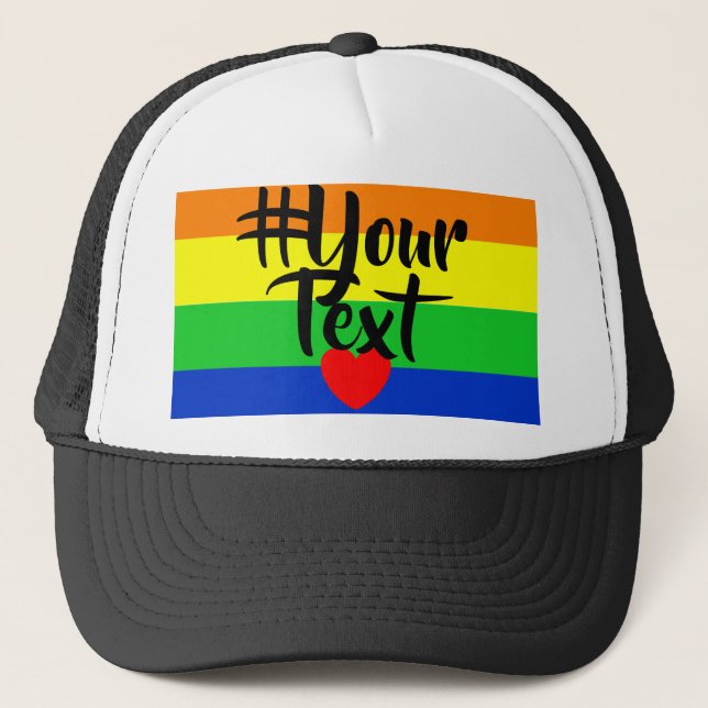 Casquette #LGBT #love #pride #gay #lesbiennes #freedom #para (Devant)