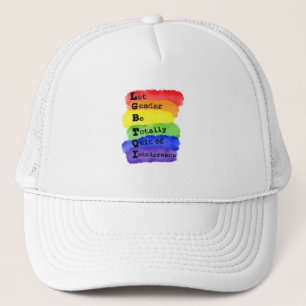 Casquette LGBTQ - Que Le Sexe Soit Abandonné D'Intolérance