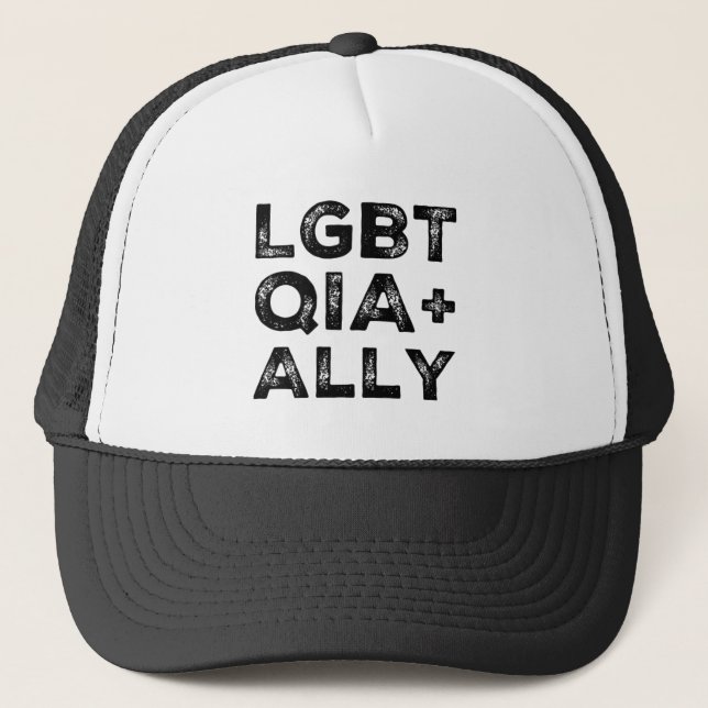 CASQUETTE LGBTQIA+ALLY (Devant)