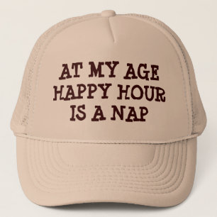 Casquette L'heure heureuse est un petit somme à mon âge
