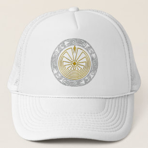 Casquette L'homme dans le Maze - Ornement or argent