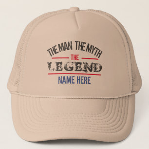 CASQUETTE L'HOMME LE MYTHE LA LÉGENDE CAMION PERSONNALISÉ
