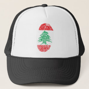 Casquette Liban Drapeau Empreinte Pays Fierté