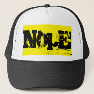 Casquette libellé de NOPE de lumière sauvage  