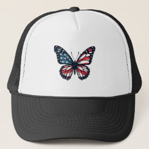 Casquette Libellule Drapeau Américain Patriotique 4 Juillet 