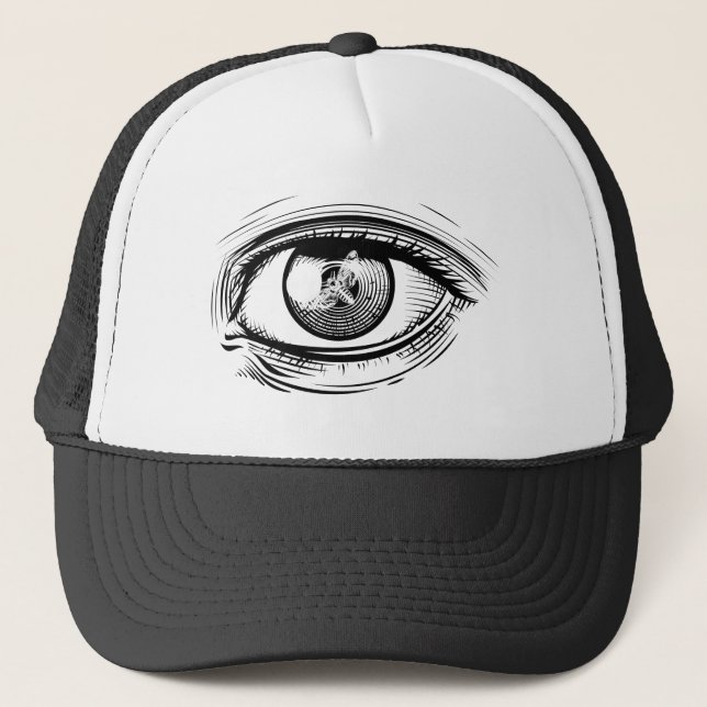 Casquette libellule oculaire (Devant)