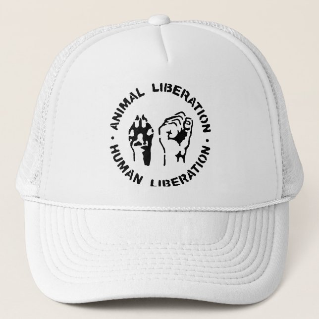 Casquette Libération animale - libération humaine (Devant)