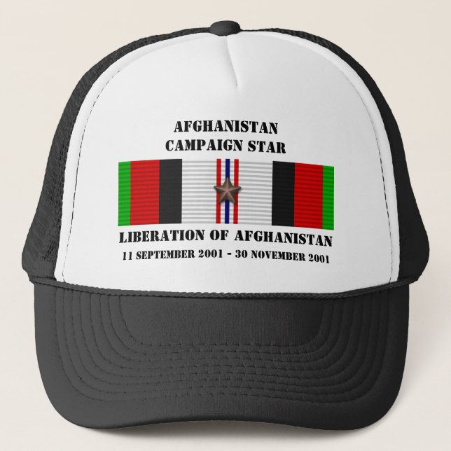 Casquette Libération de l'Afghanistan / STAR DE LA CAMPAGNE (Devant)