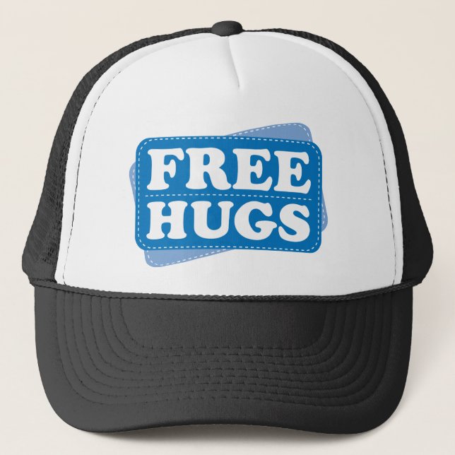 Casquette Libérez les étreintes - bleu (Devant)
