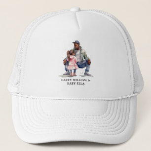 Casquette Lien père et fille noir (2)