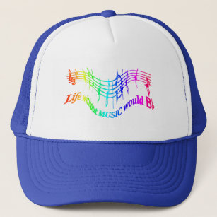 Casquette Life Without Music B Flat Inspirational Quote