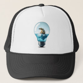 Casquette Lightbulb Iceberg - Polar Bear in a Lightbulb