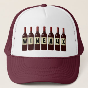 Casquette Ligne de bouteilles de vin de Wineaux